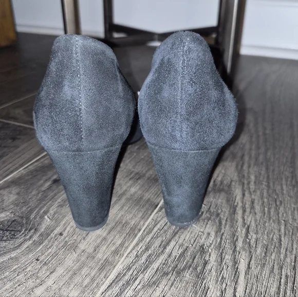 ​Botkier New York Black Pointed Toe Wedge Heels Pumps Women’s Size 7.5 - Picture 5 of 8